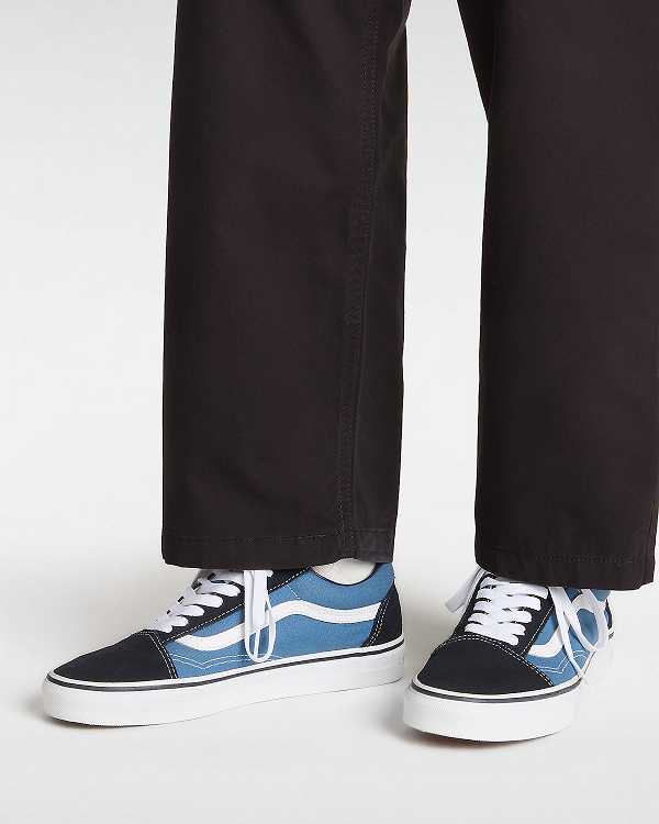 Blue Vans Old Skool Men Sneakers | VN4827619