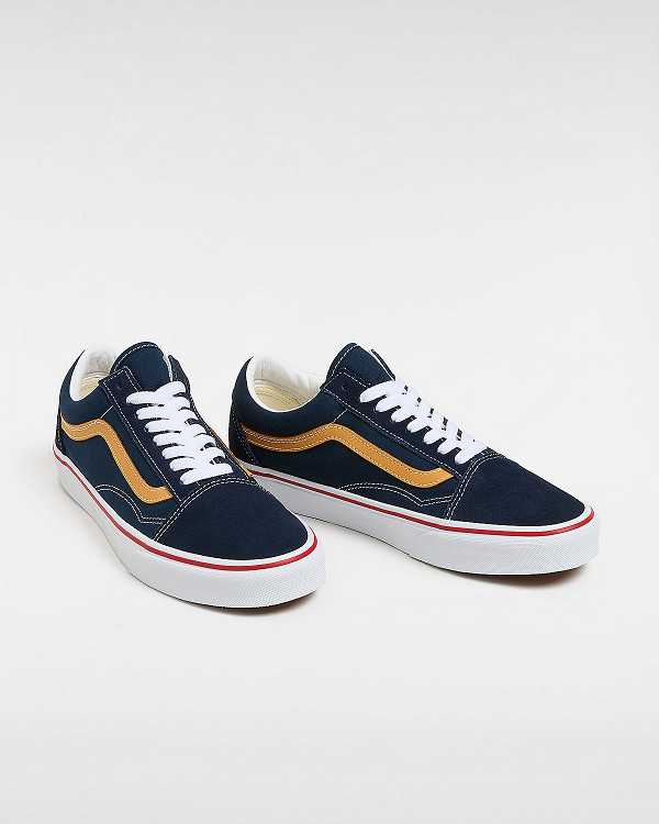 Blue Vans Old Skool Men Sneakers | VN8654209