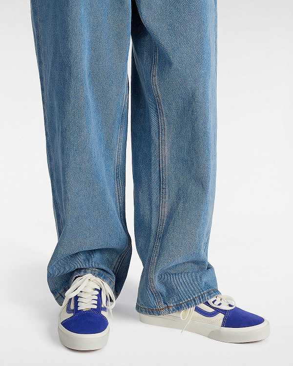 Blue Vans Old Skool Women Sneakers | VN7381569