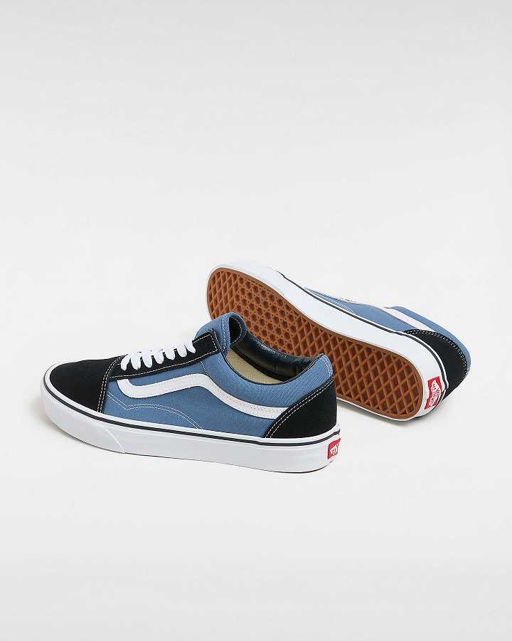 Blue Vans Old Skool Women Sneakers | VN7489605