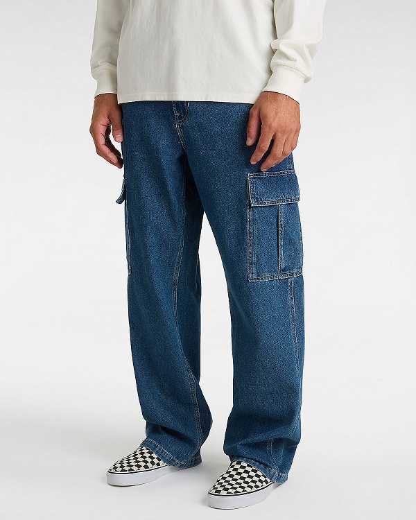 Blue Vans Service Cargo Loose Men Pants | VN3754928