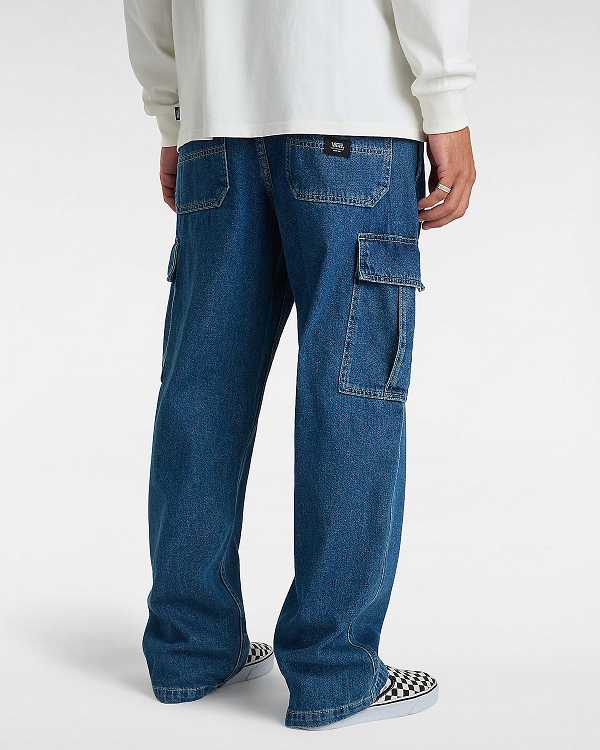 Blue Vans Service Cargo Loose Men Pants | VN3754928