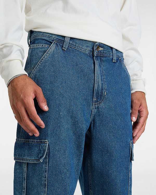 Blue Vans Service Cargo Loose Men Pants | VN3754928