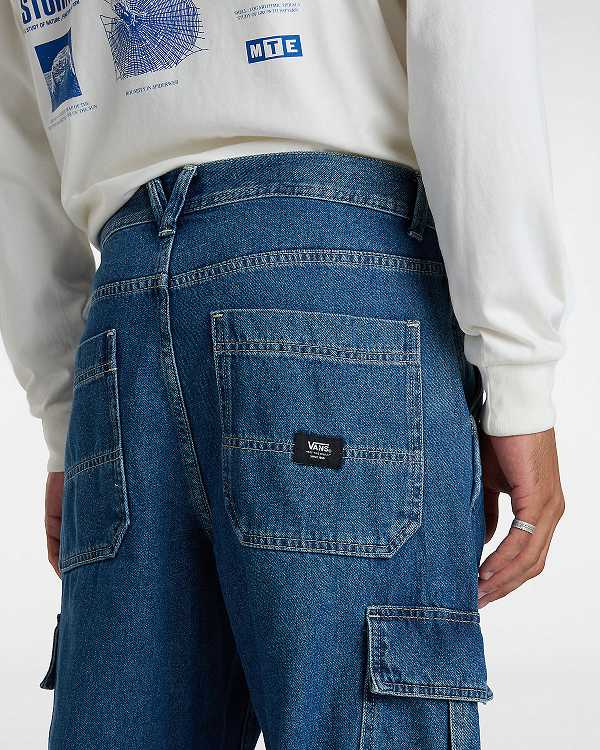 Blue Vans Service Cargo Loose Men Pants | VN3754928