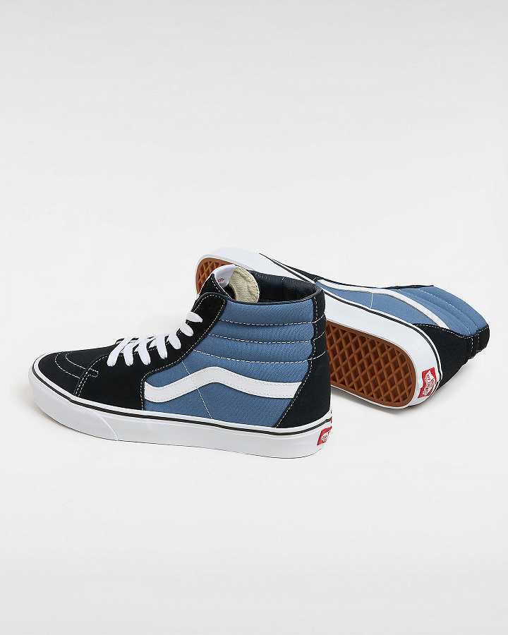 Blue Vans Sk8-Hi Men Sneakers | VN0649738