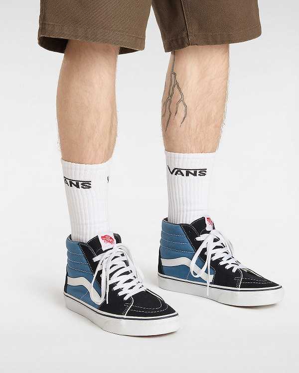 Blue Vans Sk8-Hi Men Sneakers | VN0649738