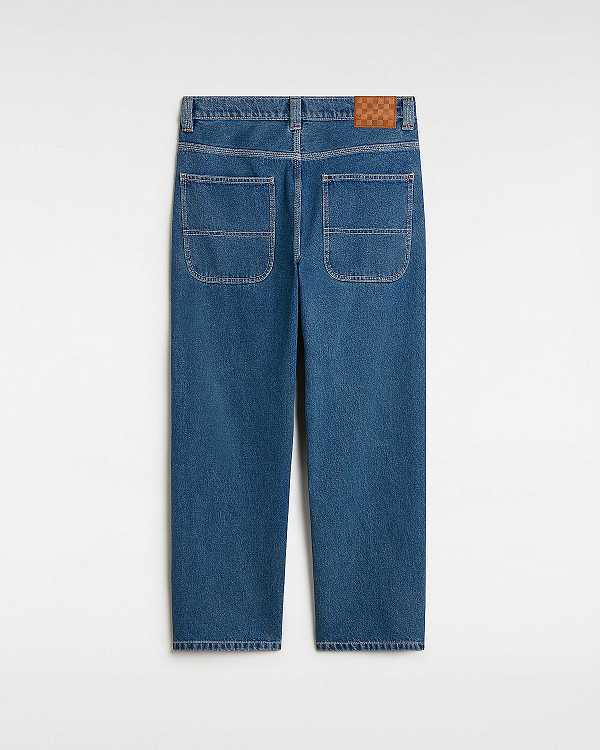 Blue Vans Skate Check-5 Loose Men Pants | VN4069237