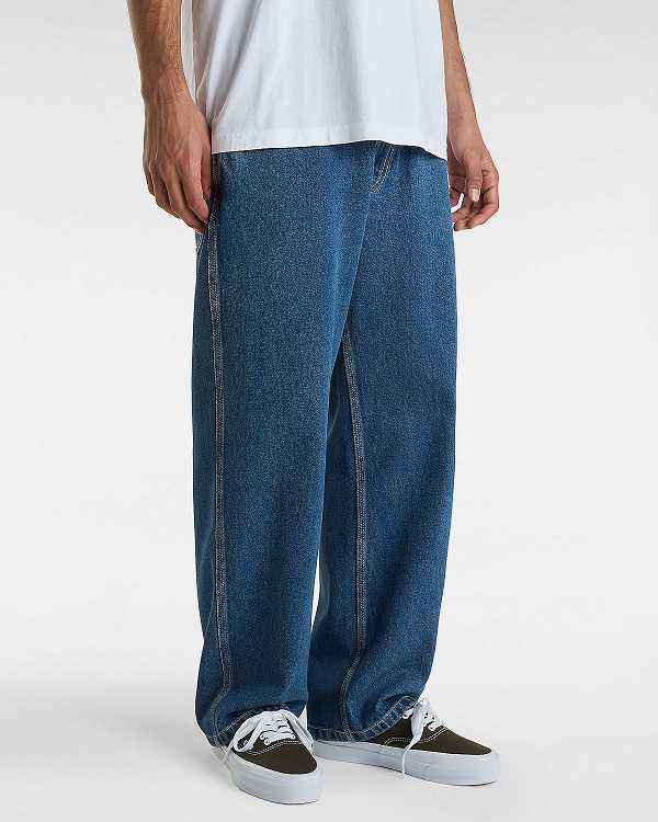 Blue Vans Skate Check-5 Loose Men Pants | VN4069237