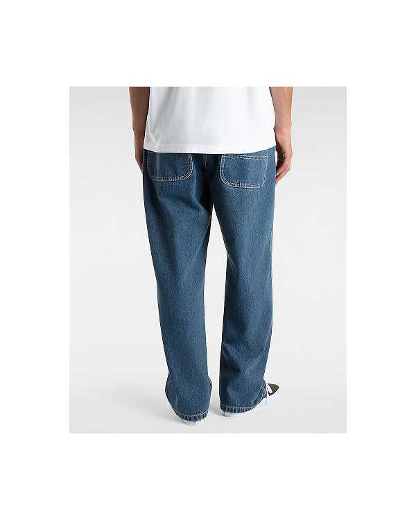 Blue Vans Skate Check-5 Loose Men Pants | VN4069237