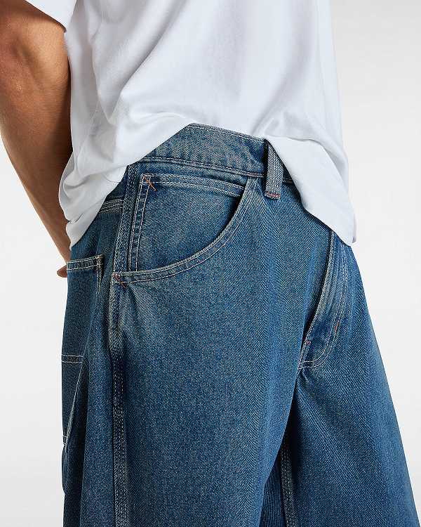 Blue Vans Skate Check-5 Loose Men Pants | VN4069237