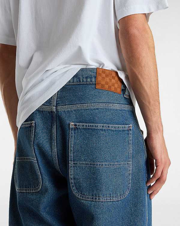 Blue Vans Skate Check-5 Loose Men Pants | VN4069237