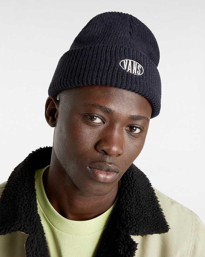 Blue Vans Spray On Cuff Unisex Beanie | VN6142508