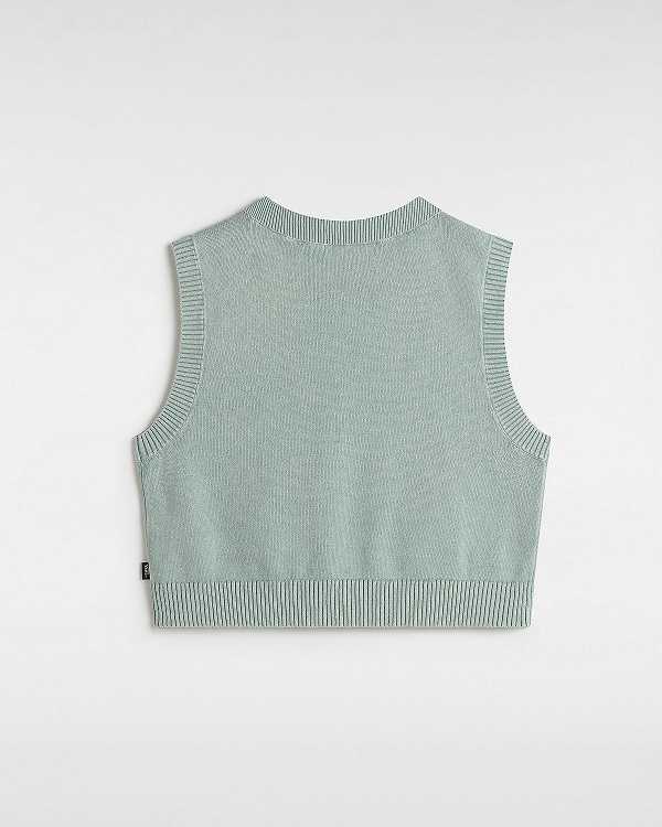 Blue Vans Syd Sweater Women Vest | VN3568127