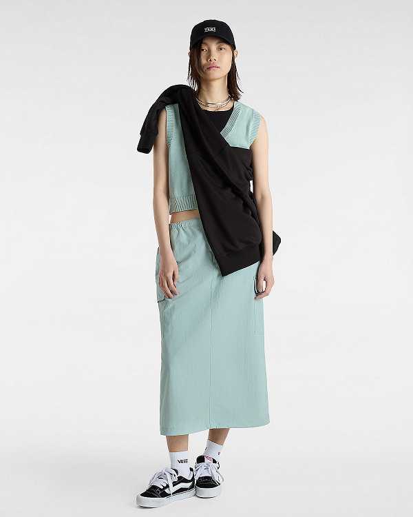 Blue Vans Syd Sweater Women Vest | VN3568127