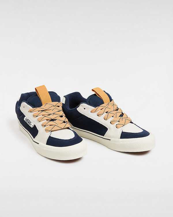 Blue / White Vans Chukka Push Men Sneakers | VN8719026