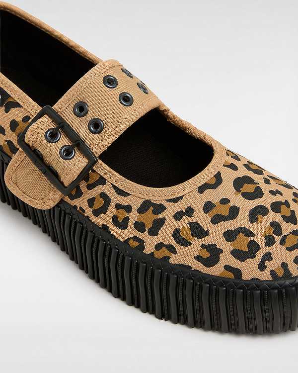 Brown Vans Creeper Women Mary Janes | VN5701842