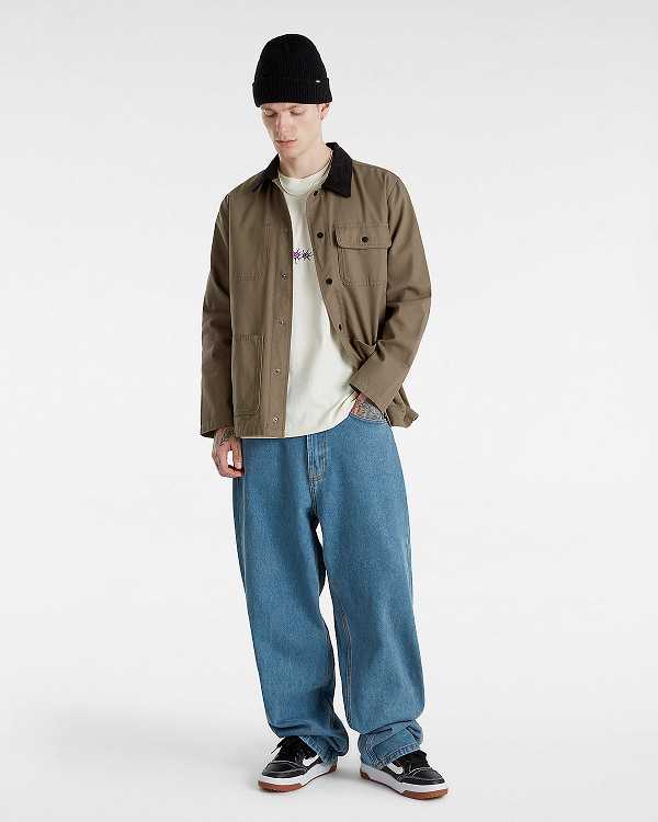 Brown Vans Drill Chore Men Jacket | VN3715920