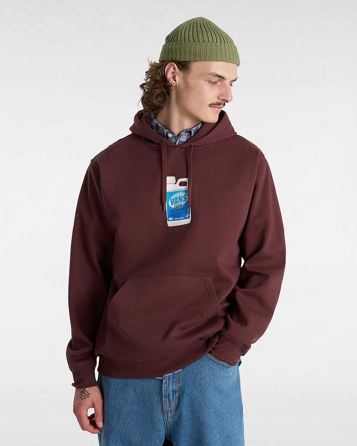Brown Vans Extra Strength Loose Men Hoodie | VN2089573