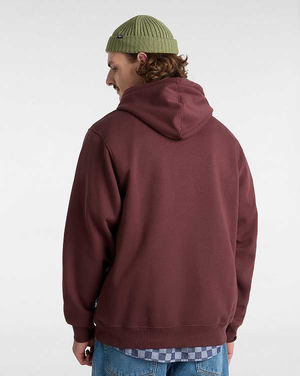Brown Vans Extra Strength Loose Men Hoodie | VN2089573