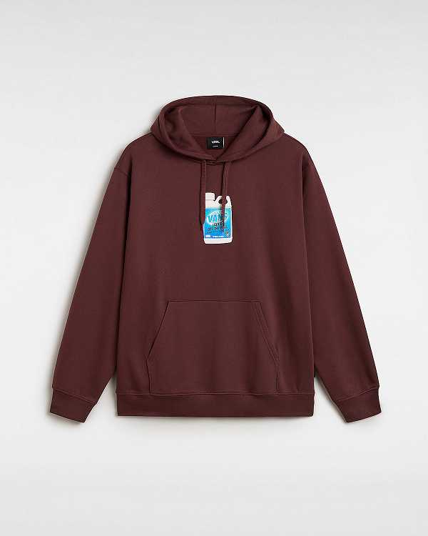 Brown Vans Extra Strength Loose Men Hoodie | VN2089573