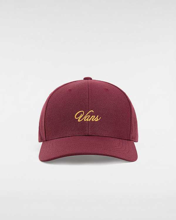 Brown Vans Fresh Script Structured Jockey Unisex Hats | VN6250318