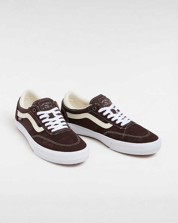 Brown Vans Gilbert Crockett Women Skate Shoes | VN1758293