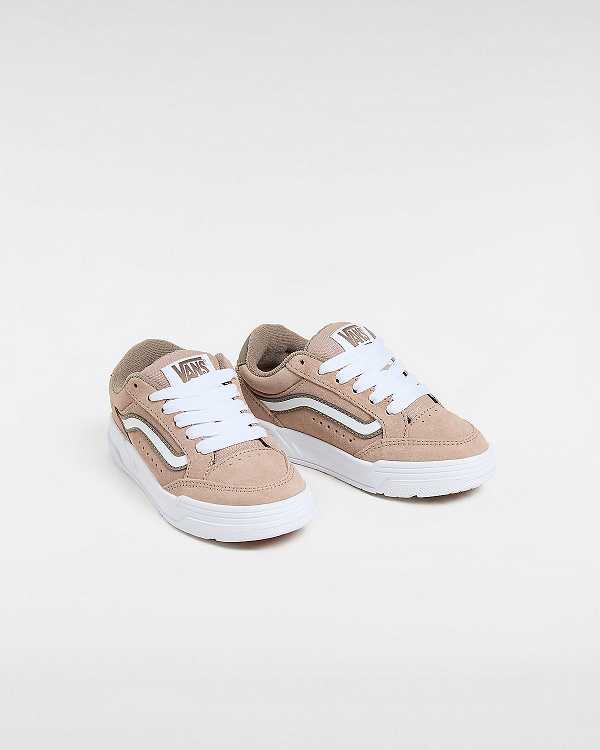 Brown Vans Hylane SUEDE Warm Taupe (4-8 years) Kids' Sneakers | VN5479201