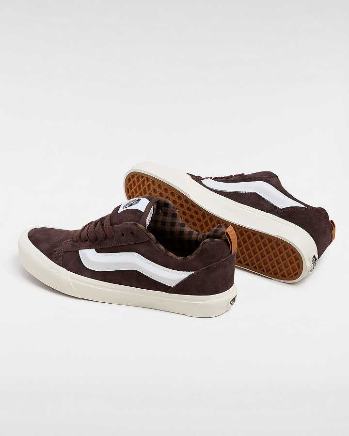 Brown Vans Knu Skool Women Sneakers | VN0321678