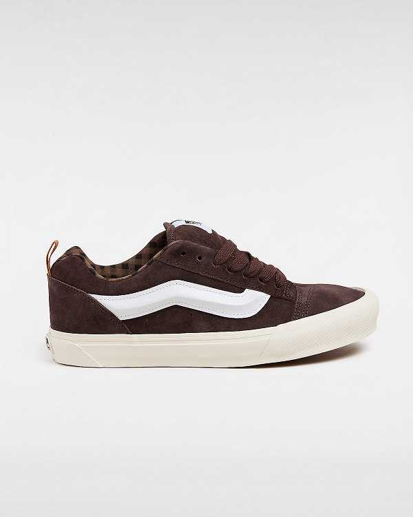 Brown Vans Knu Skool Women Sneakers | VN0321678