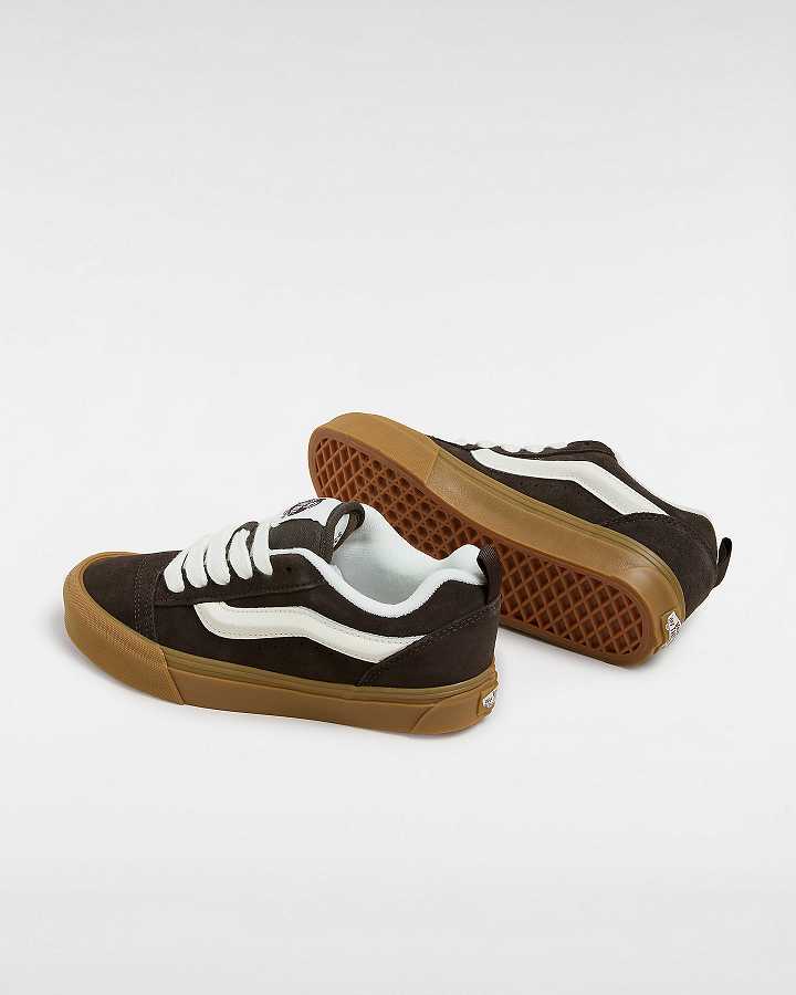 Brown Vans Knu Skool Women Sneakers | VN9230851