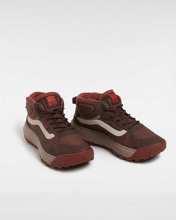 Brown Vans MTE Crosspath Mid Women Sneakers | VN5438061