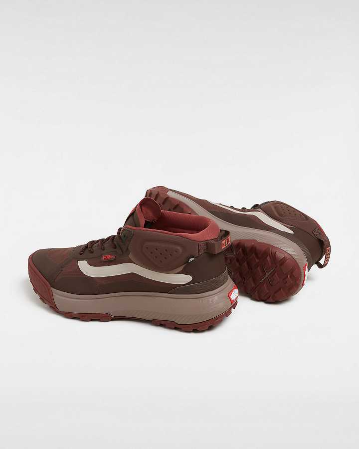 Brown Vans MTE Crosspath Mid Women Sneakers | VN5438061