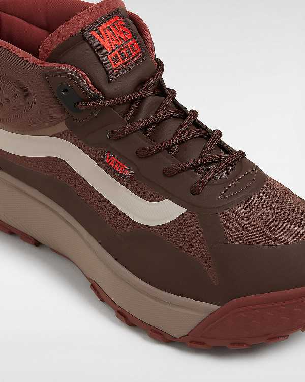 Brown Vans MTE Crosspath Mid Women Sneakers | VN5438061