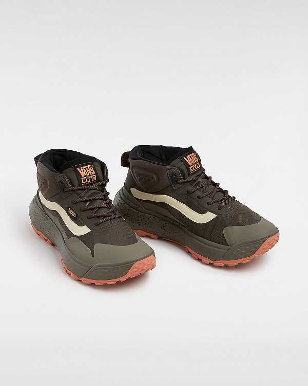 Brown Vans MTE Crosspath Mid Women Sneakers | VN2067598