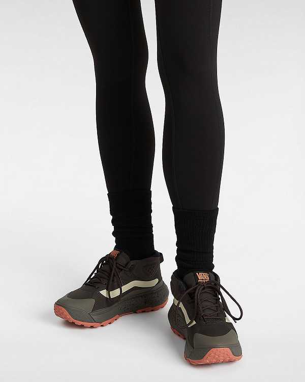 Brown Vans MTE Crosspath Mid Women Sneakers | VN2067598