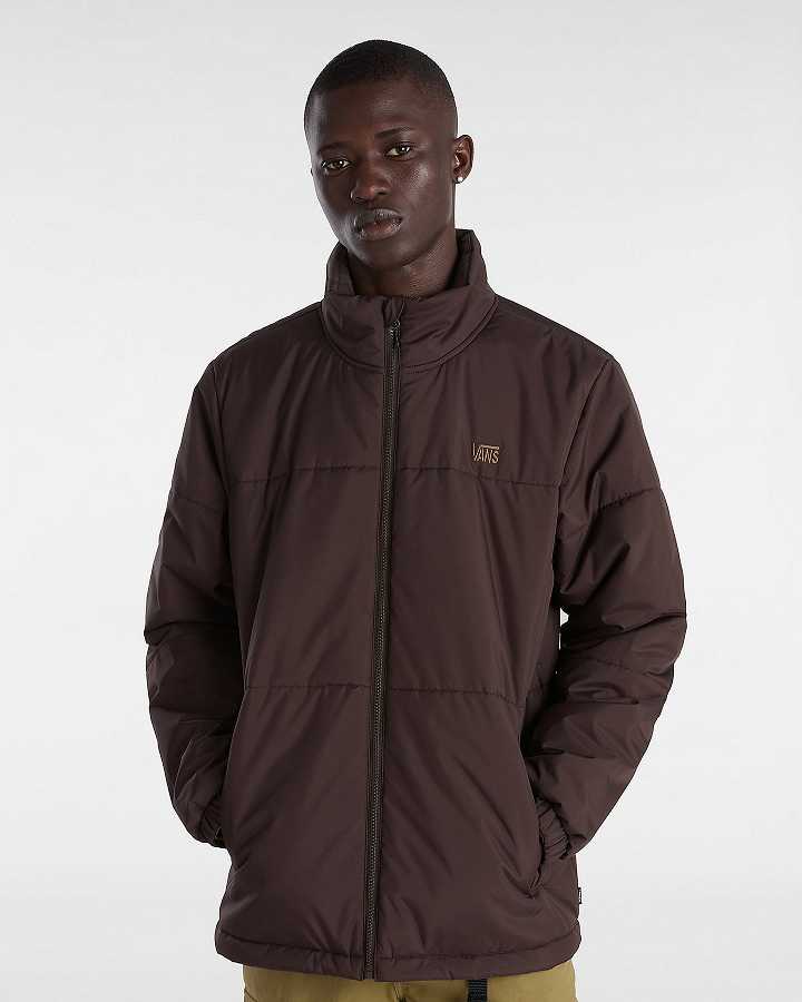 Brown Vans MTE Norris Men Puffer Jacket | VN6274950