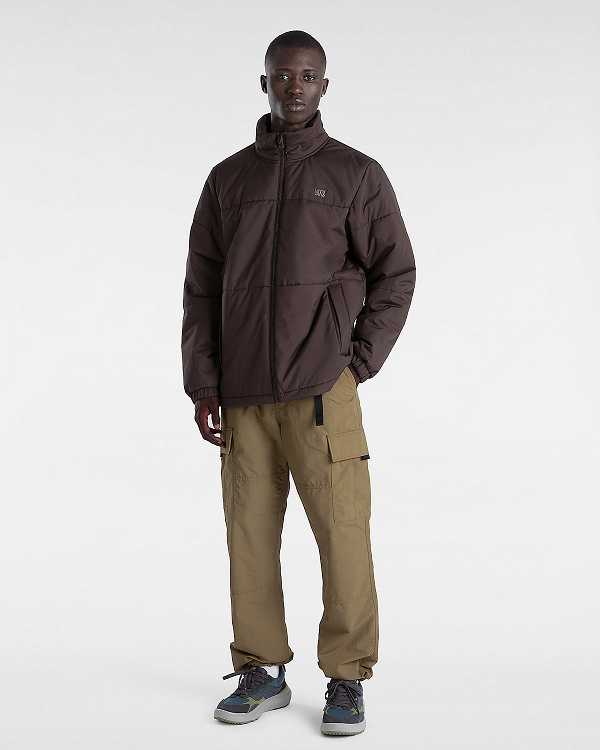 Brown Vans MTE Norris Men Puffer Jacket | VN6274950