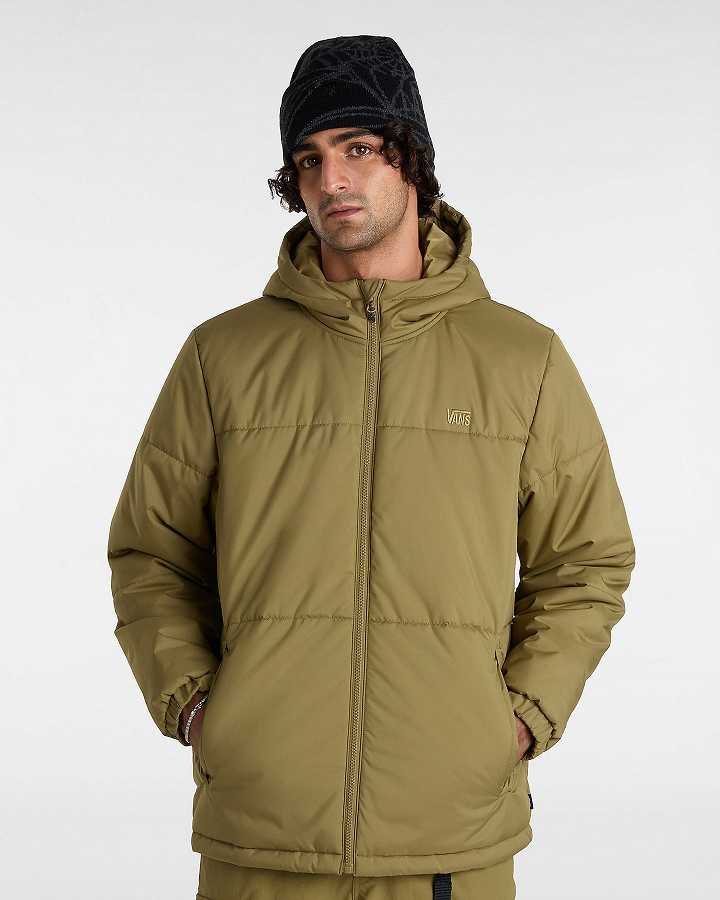 Brown Vans MTE Norris Men Puffer Jacket | VN0839162