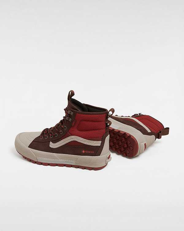 Brown Vans MTE Sk8-Hi Women Gore-tex Shoes | VN3704269