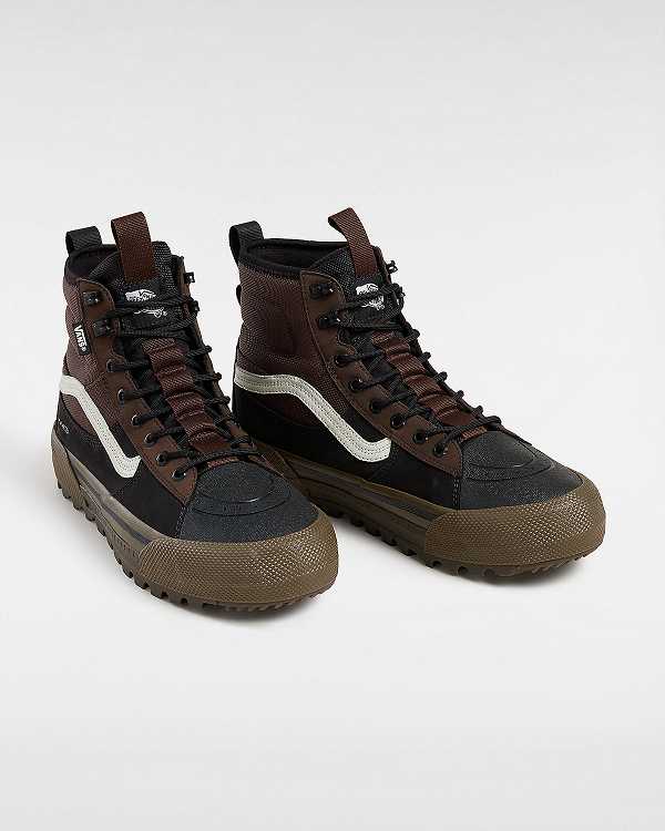 Brown Vans MTE Sk8-Hi Women Gore-tex Shoes | VN3406879