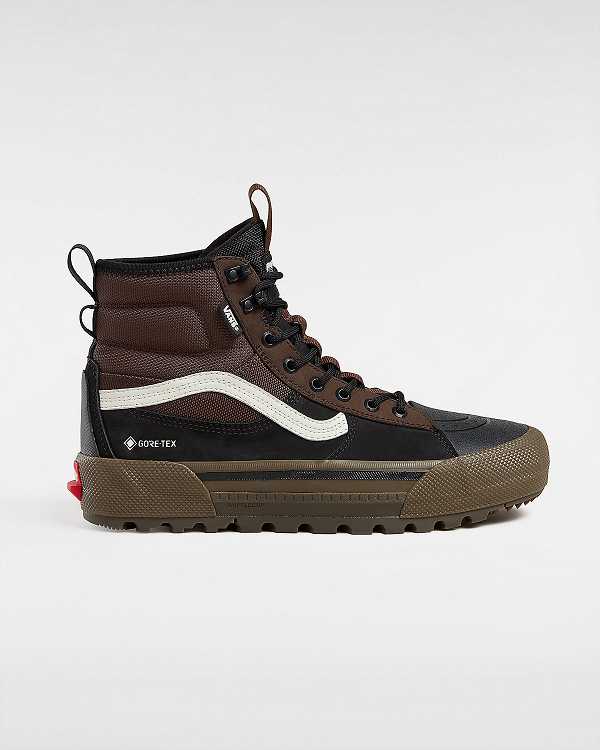 Brown Vans MTE Sk8-Hi Women Gore-tex Shoes | VN3406879