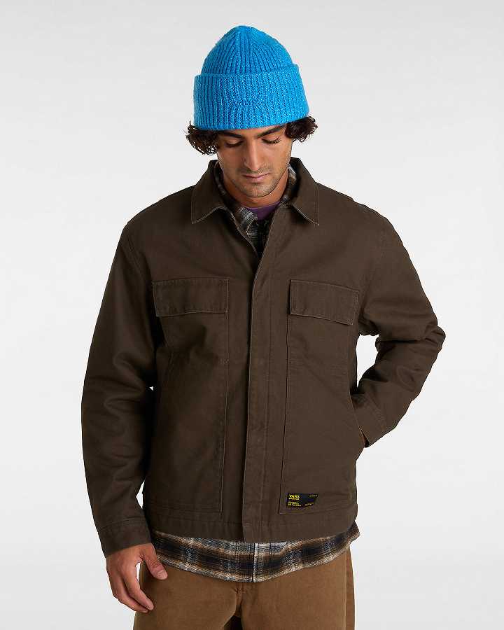 Brown Vans McAvoy Insulated Station Men Jacket | VN3470895