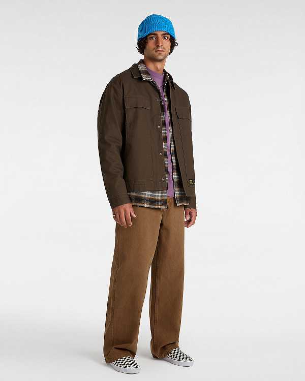 Brown Vans McAvoy Insulated Station Men Jacket | VN3470895