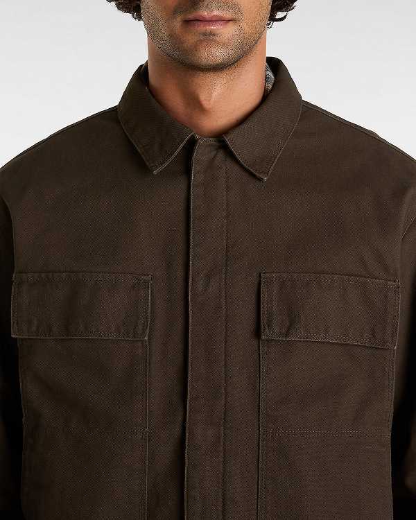 Brown Vans McAvoy Insulated Station Men Jacket | VN3470895