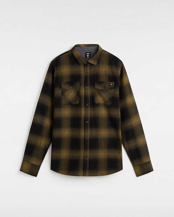 Brown Vans Monterey Men Shirts | VN1960742