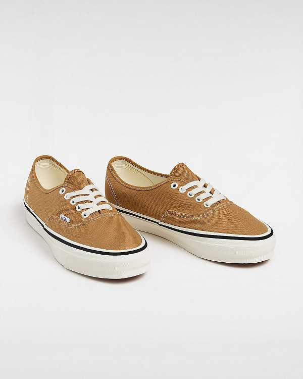 Brown Vans Premium Authentic 44 Duck Men Canvas Shoes | VN6907845