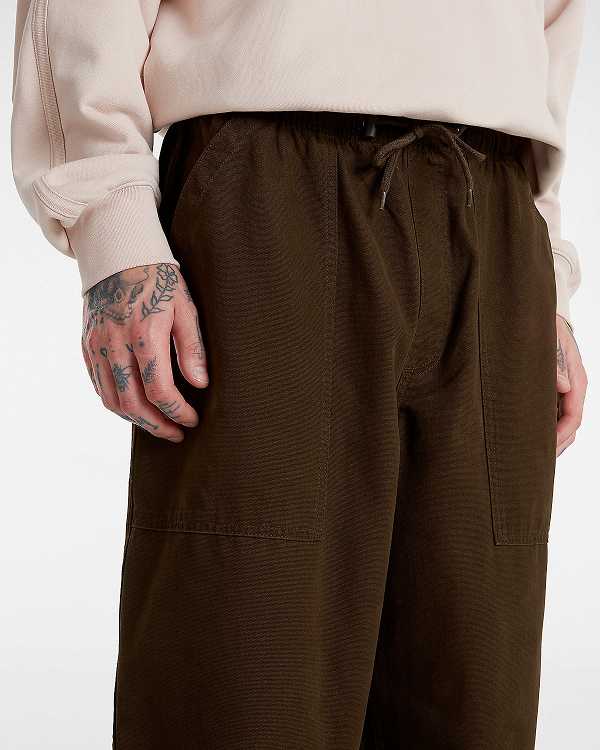 Brown Vans Premium Easy Trouser Men Pants | VN7105634