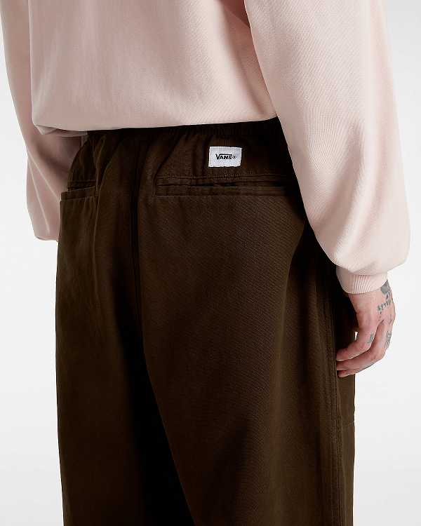 Brown Vans Premium Easy Trouser Men Pants | VN7105634