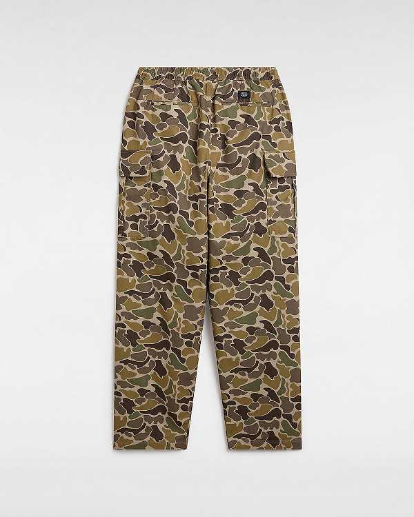 Brown Vans Range Cargo Baggy Tapered Elastic Men Pants | VN3958267