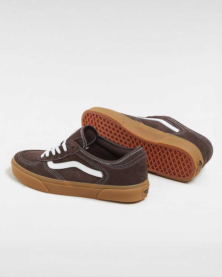 Brown Vans Rowley Classic Men Sneakers | VN4215937